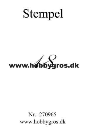 Hobby Gros – Stempel – 18