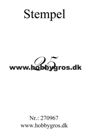 Hobby Gros – Stempel – 25
