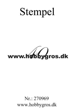 Hobby Gros – Stempel – 40