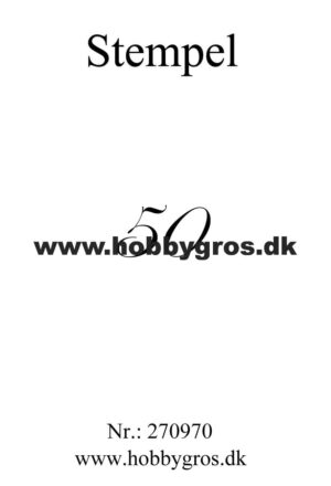 Hobby Gros – Stempel – 50