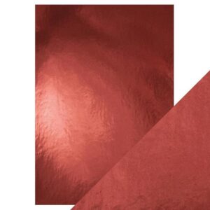 1 ark Craft Perfect spejlkarton – Opera Red