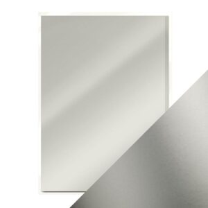 1 ark Craft Perfect Satin spejlkarton – Frosted Silver