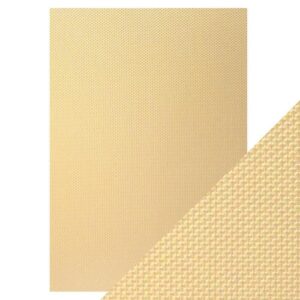 Craft Perfect – Luxury Embossed Card – Golden Mosaic – A4