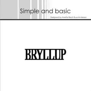 Simple and Basic Die – Bryllup