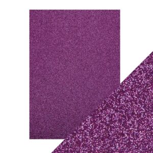 1 ark Craft Perfect Glitterkarton – Nebula Purple