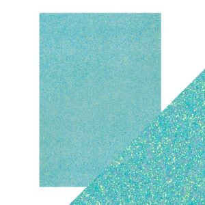 1 ark Craft Perfect Glitterkarton – Tropical Tide