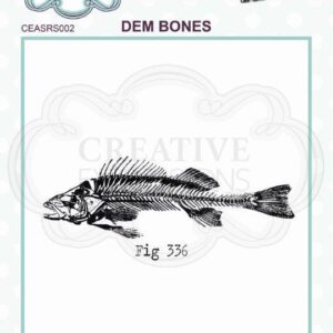 Andy Skinner Rubber Stamp – Dem Bones