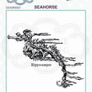 Andy Skinner Rubber Stamp – Seahorse
