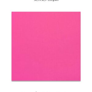 1 ark – 30,5×30,5 cm karton – Pink