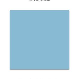 1 ark – 30,5×30,5 cm karton – Himmelblå