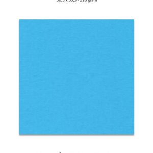 1 ark – 30,5×30,5 cm karton – Klarblå