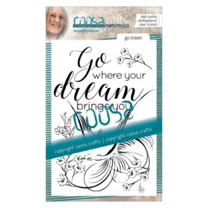 COOSA Crafts stempel – Go dream