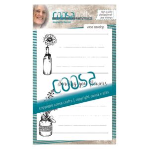 COOSA Crafts stempel – Vase envelope