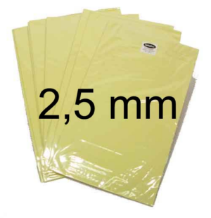 2,5 mm – Skumplader med dobbeltklæbende tape 1 ark