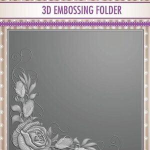 NS 3D Embossingfolder – Rose Corner