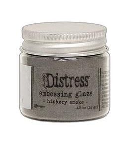 Distress Embossing Glaze – Hickory Smoke