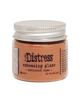 Distress Embossing Glaze – Tattered Rose