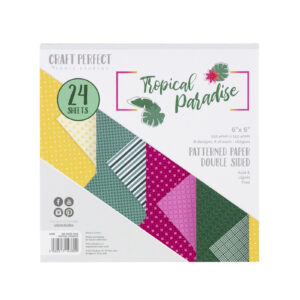 Craft Perfect – Paperpad – 15,24 x 15,24 cm – Tropical paradise (mønsterpapir)