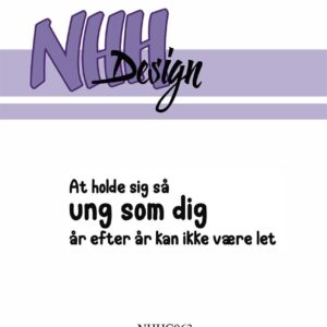 NHH Design Stempel – At holde sig så ung