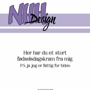 NHH Design Stempel – Her har du