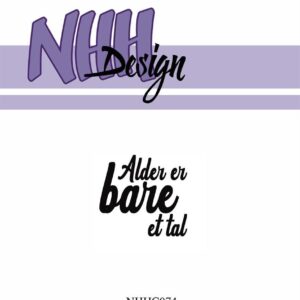 NHH Design Stempel – Alder er bare et tal