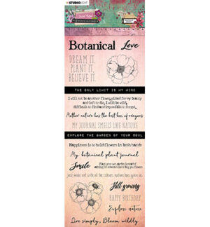 Studio Light – Chipboard Elements, Just Lou Botanical Collection nr.03