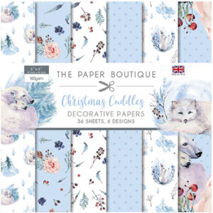 The Paper Boutique – Paperpad – 15,24 x 15,24 cm – Christmas Cuddles