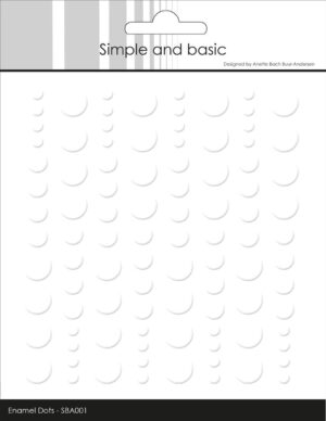 Simple and Basic Enamel Dots – Hvid