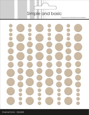Simple and Basic Enamel Dots – Baileys brun