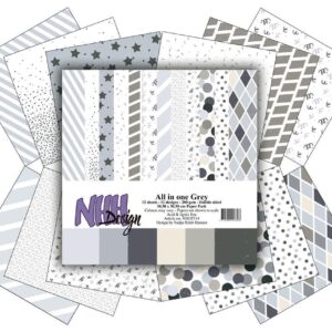 NHH – Paperpad – 30,5 x 30,5 cm – All in one – Grey