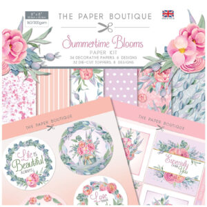 The Paper Boutique – Paper Kit – 20,3×20,3 – Summertime Blooms