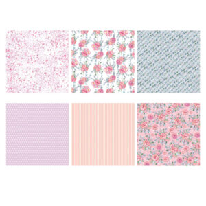 The Paper Boutique – Decorative Papers – 20,3×20,3 – Summertime Blooms