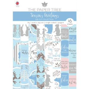 The Paper Boutique – Die Cut Sheets – A4 – Seasons Greetings
