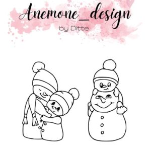 Anemone Design Stempel – The Snowman Family