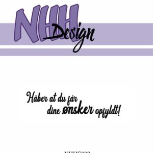NHH Design Stempel – Håber du får dit ønske opfyldt