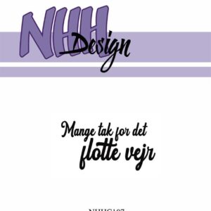 NHH Design Stempel – Mange tak