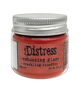 Distress Embossing Glaze – Crackling Campfire