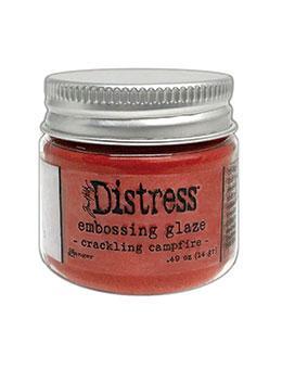 Distress Embossing Glaze – Crackling Campfire