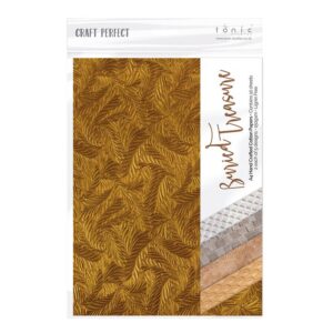 Craft Perfect – Håndlavet bomuldspapir med mønster – Buried Treasure  A4