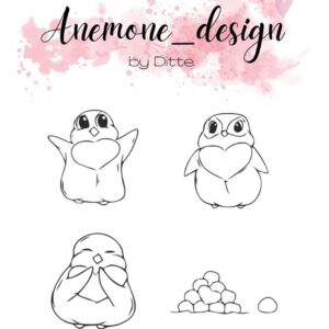 Anemone Design Stempel – Penguins