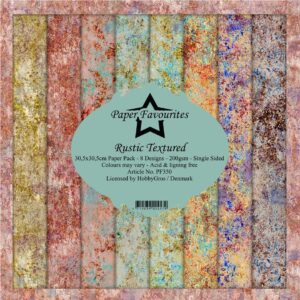 Paper Favourites – Paperpad – 30,5×30,5 cm – Rustic Textured