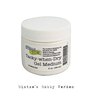The Crafter’s Workshop – Tacky When dry Gel Medium