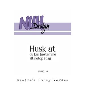NHH Design Stempel – Husk at