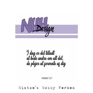 NHH Design Stempel – I dag er det tilladt