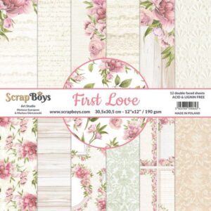 ScrapBoys – Paperpad – 30,5×30,5cm – First Love