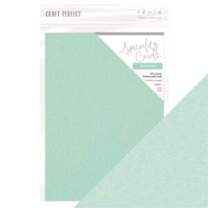 Craft Perfect – Luxury Embossed Card – Miami Mint A4