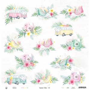 Piatek13 – Scrapark – 30,5 x 30,5 cm – Paper Summer vibes 03