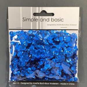 Simple and Basic Sequins – Blue