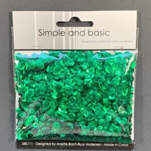 Simple and Basic Sequins – Green