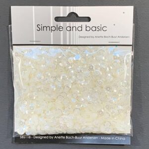 Simple and Basic Sequins – Transparent Ivory